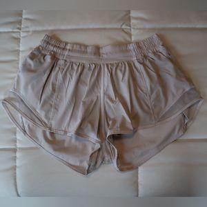 White Lululemon shorts